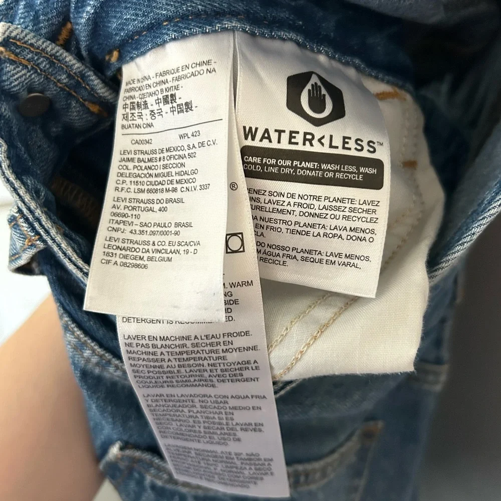 Levi’s Blue Denim Overalls - Picture 7 of 9